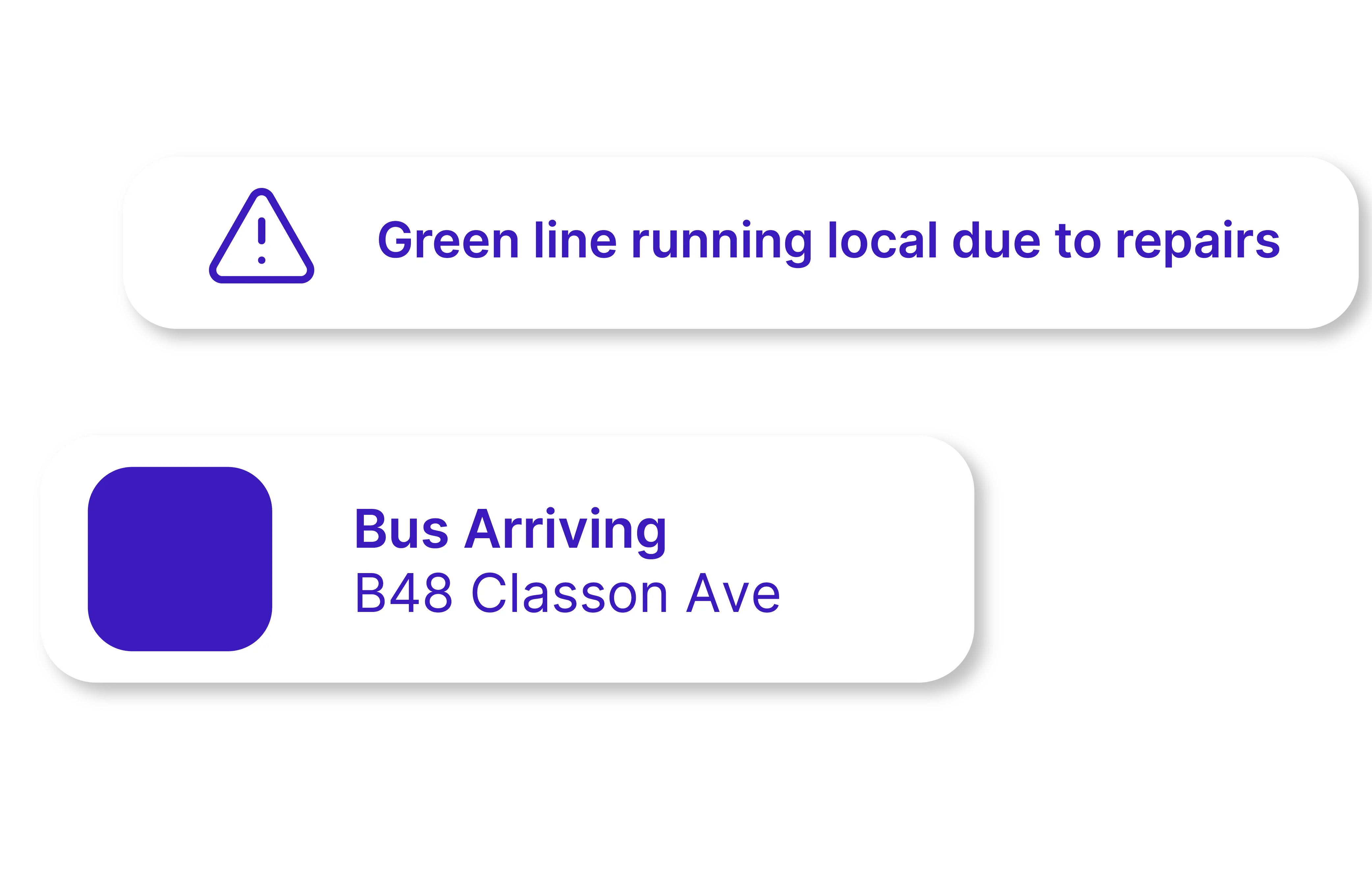 Banners and alerts preview